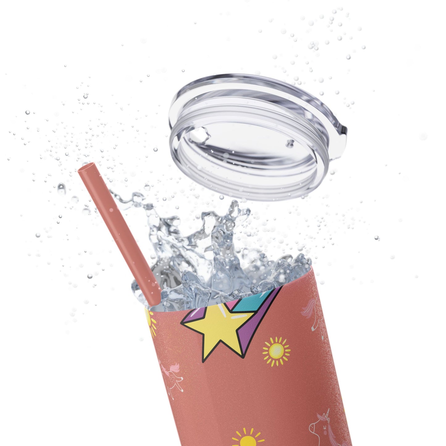 Living the Dream Skinny Tumbler with Straw - 20oz Inspirational Drinkware funny gift for nurses, EMT’s, paramedics, teachers