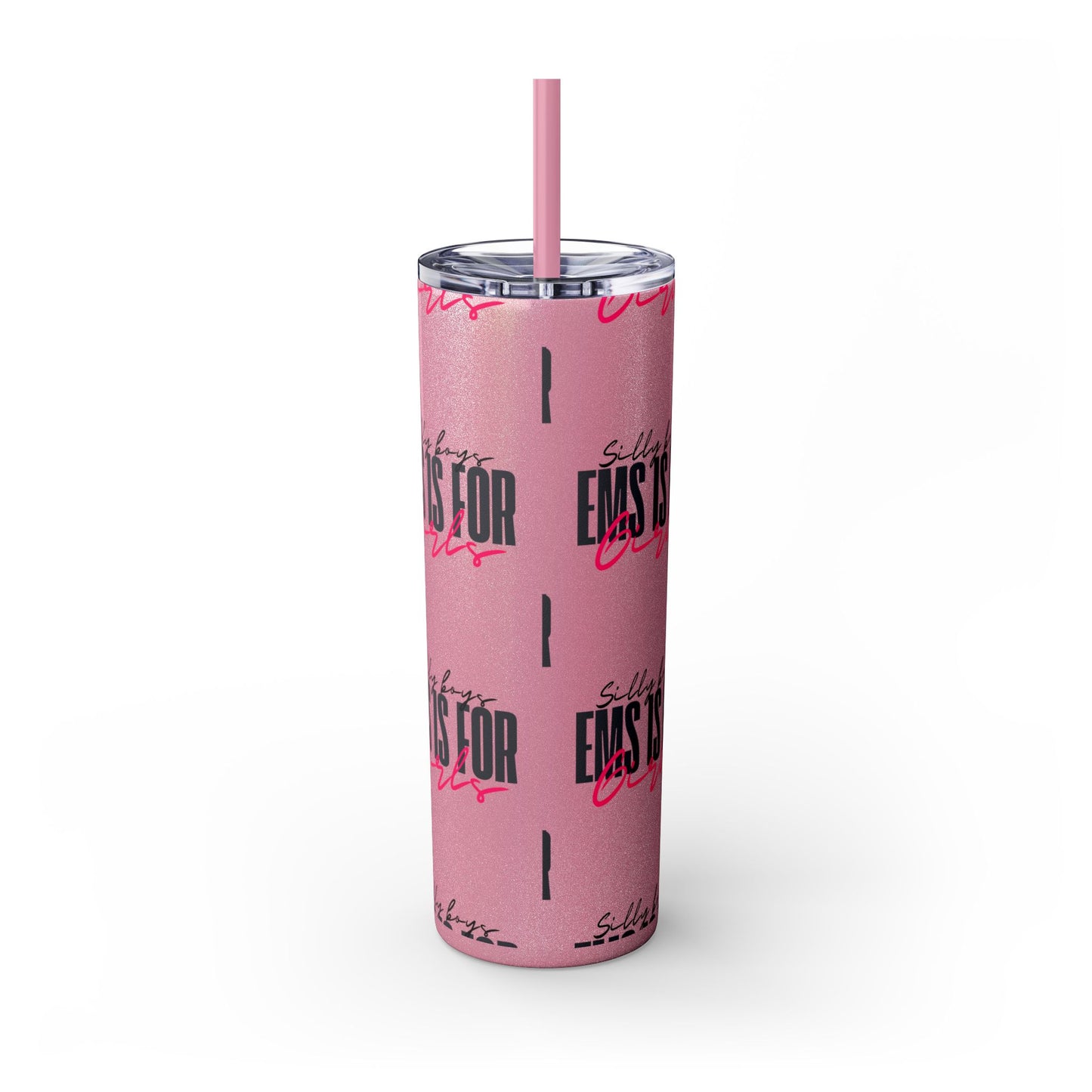 Silly Boys Skinny Tumbler with Straw, 20oz - Perfect Gift for EMT & Paramedics Celebrations