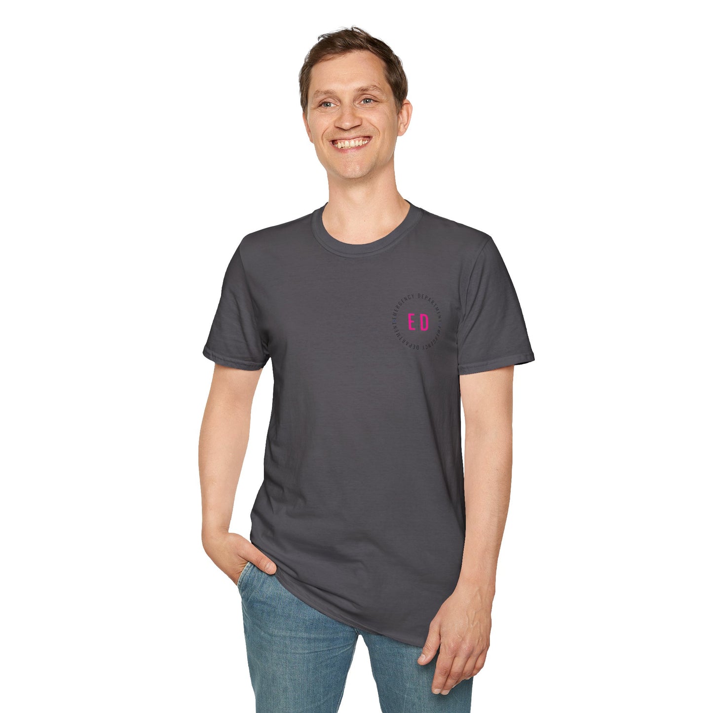 Unisex Emergency Department T-Shirt - Softstyle Tee for Healthcare Heroes