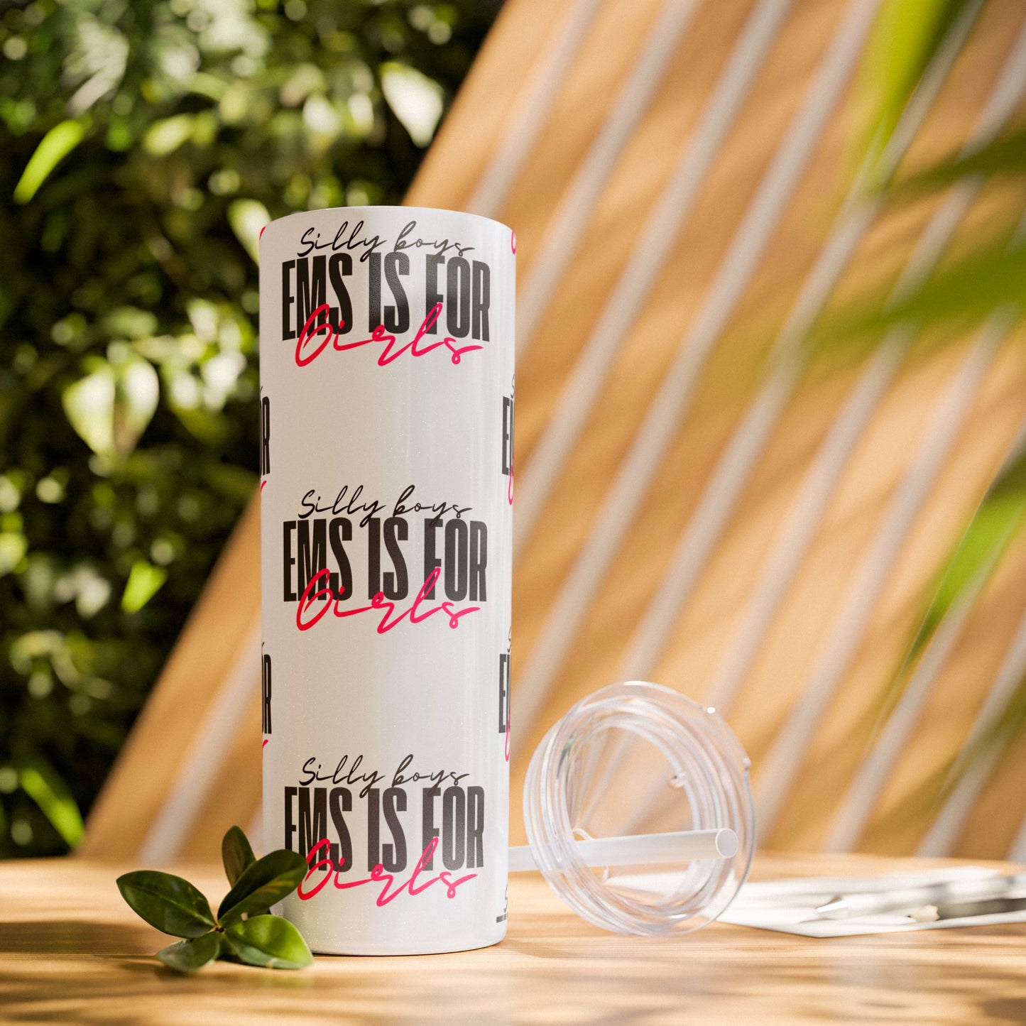 Silly Boys Skinny Tumbler with Straw, 20oz - Perfect Gift for EMT & Paramedics Celebrations