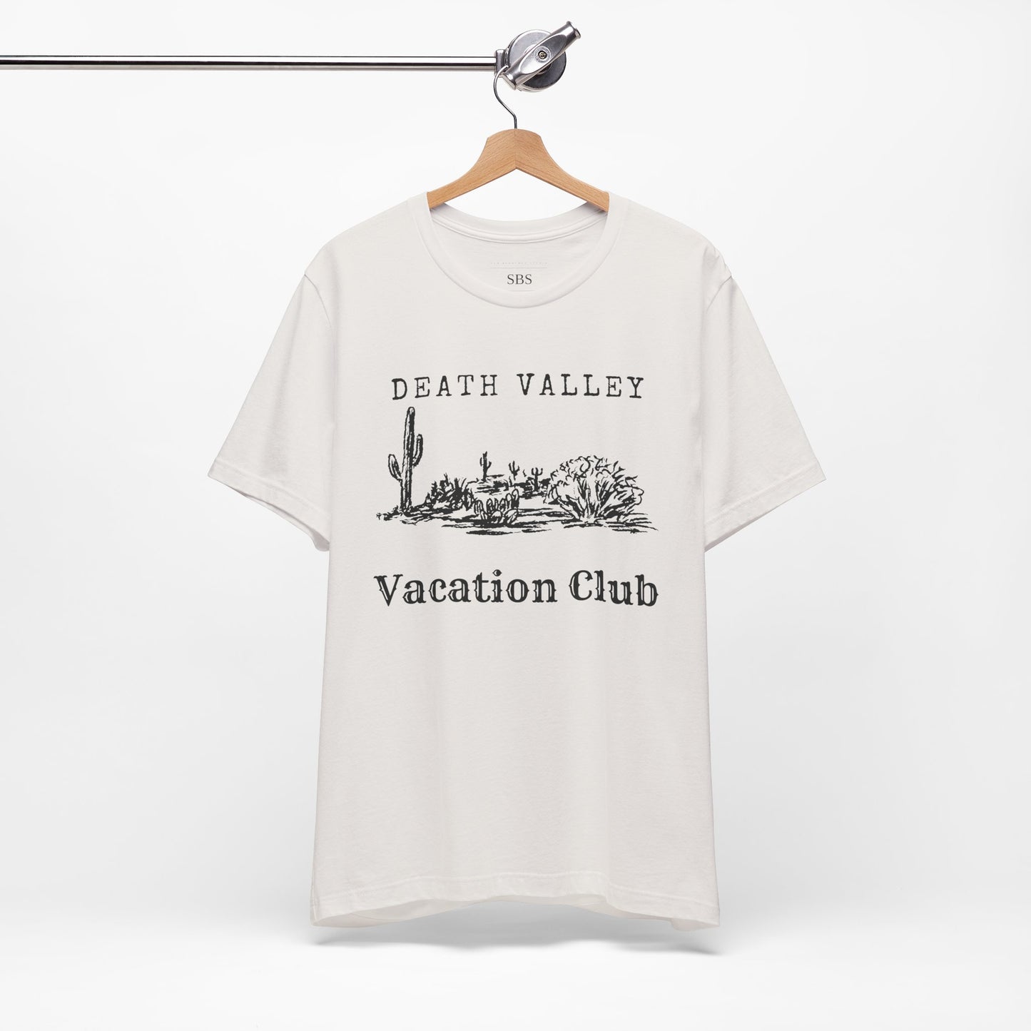Death Valley Vacation Club Unisex Tee - Casual Cactus Graphic T-Shirt
