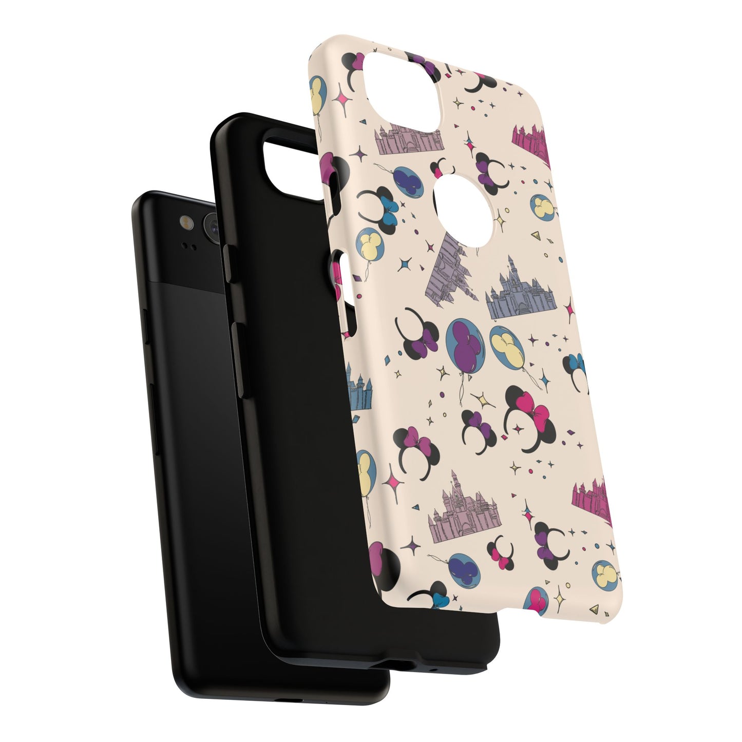 Whimsical Phone Case - Colorful Disney-Inspired Design