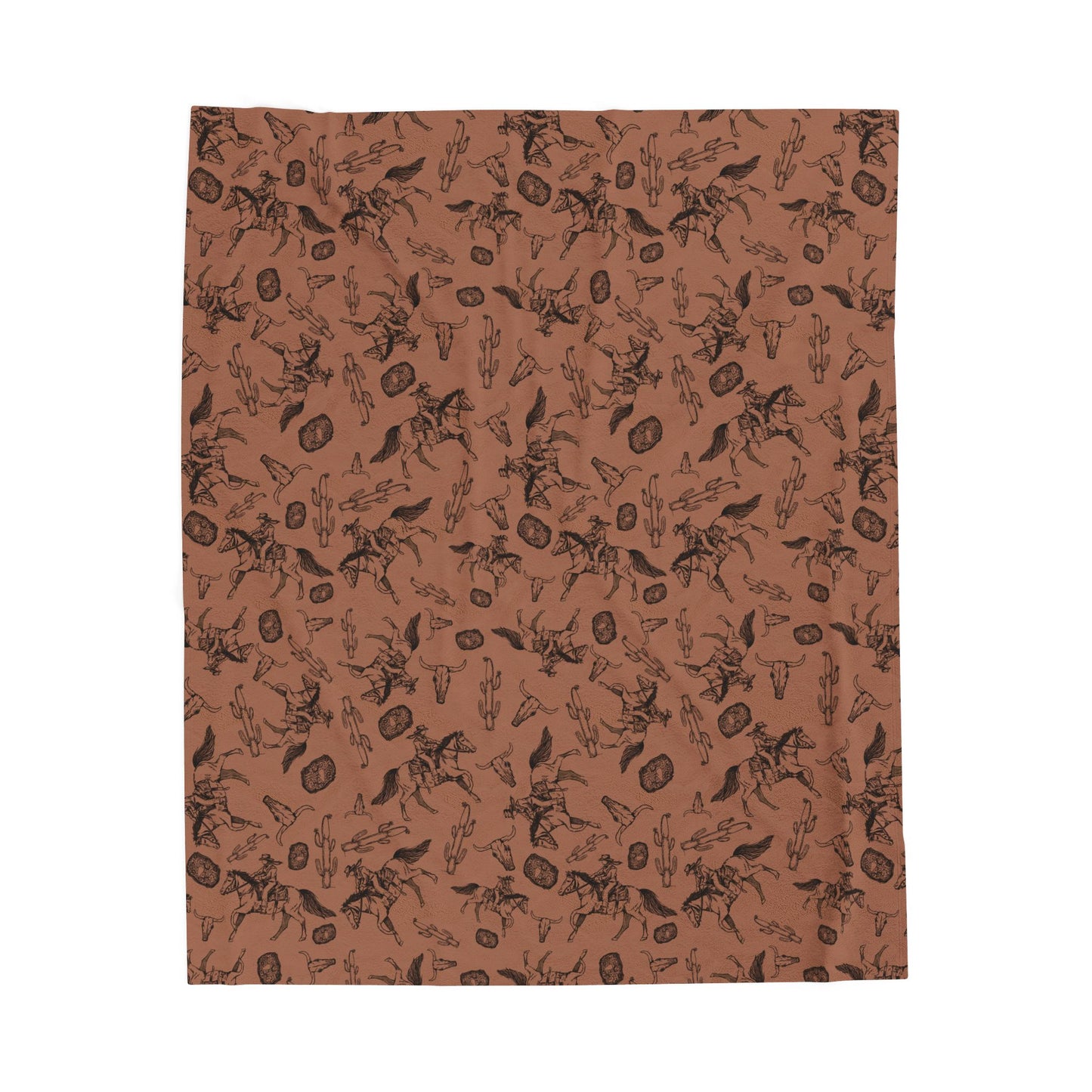 Cowgirl Rustic Western Velveteen blanket
