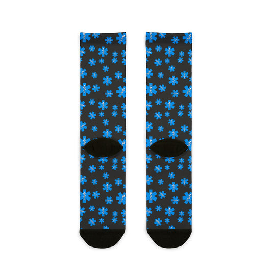 EMS | EMT Sublimation Crew Socks - Star of Life Design