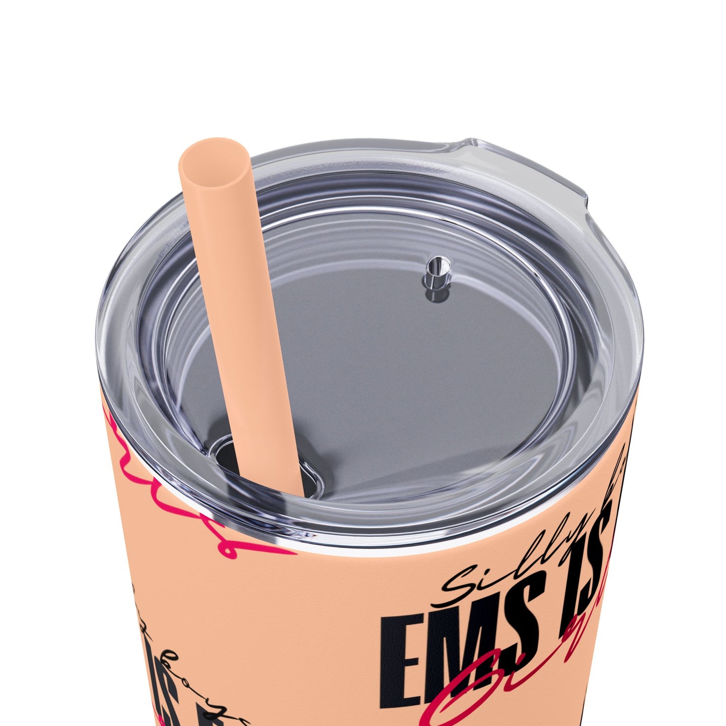 Silly Boys Skinny Tumbler with Straw, 20oz - Perfect Gift for EMT & Paramedics Celebrations