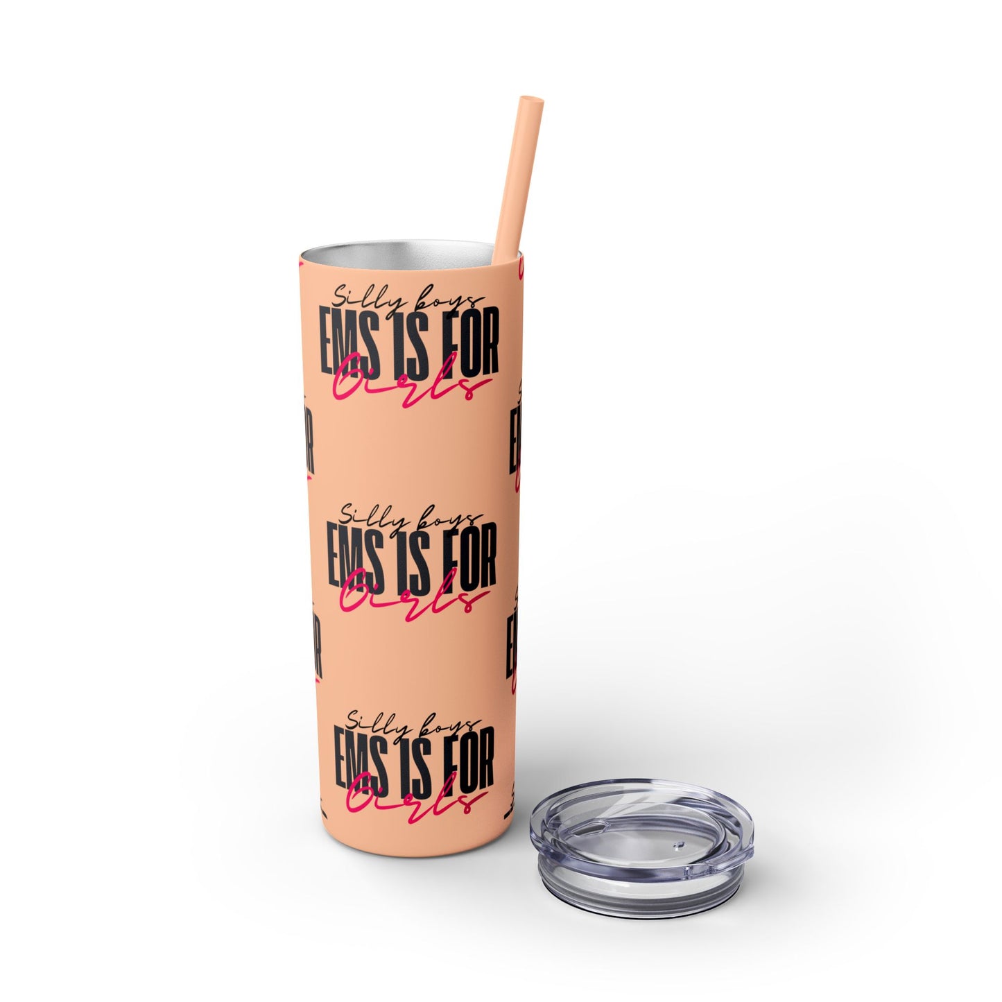 Silly Boys Skinny Tumbler with Straw, 20oz - Perfect Gift for EMT & Paramedics Celebrations